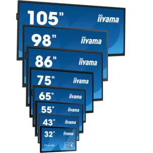 iiyama ProLite TF5039AS-B1AG, 24/7, 125,7 cm (49,5''), Projected Capacitive, 4K, USB, RS232, Ethernet, Android, kit (USB)
