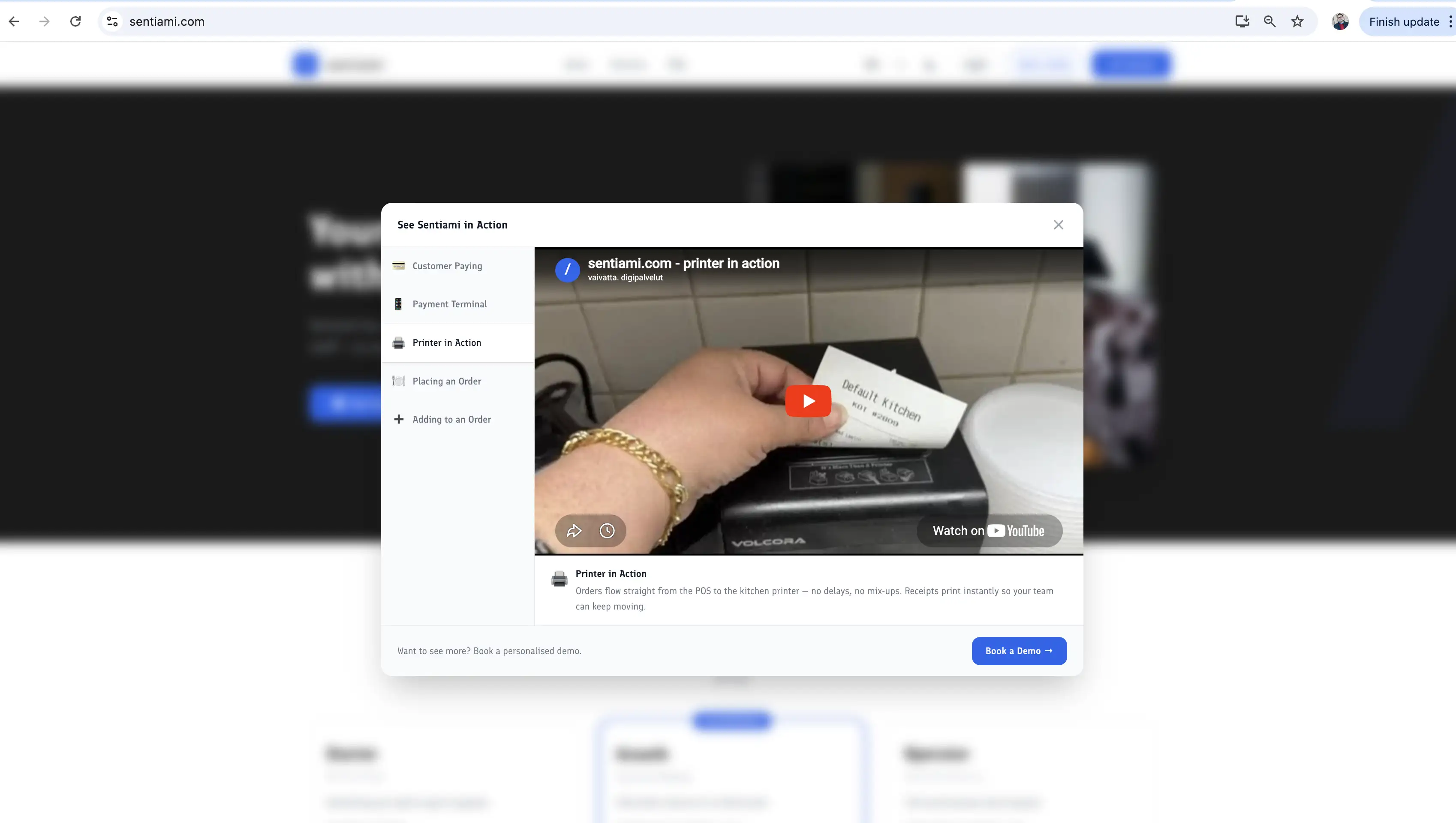 Watch how sentiami works