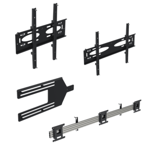 Ergonomic Solutions  Fixed wall bracket for screens from 32" to 65" (VESA 200 to VESA 400)
