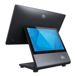 Elo Pay Z30, 39.6 cm (15,6''), Projected Capacitive, 10 TP, Full HD, RTC, CD, USB, USB-C, poweredUSB, BT, Ethernet, Wi-Fi, NFC, QCS6490, Android, GMS, dark grey
