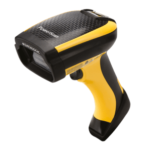 Datalogic PM9100, 1D, multi-IF, disp., kit (USB), RB, black, yellow