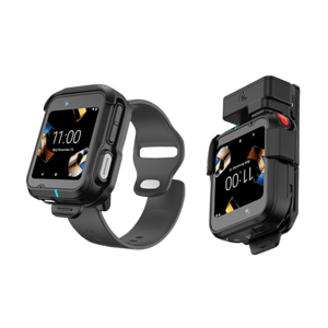 Zebra WS301 Wearable Solution, Clip Mount, 3.5 mm Headset Support, Front &amp; Side Camera, 4GB/64GB, removable battery, Android
