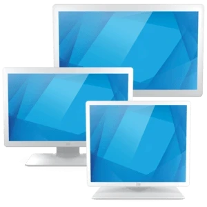 Elo 2403LM -kosketusnäyttö, 23.8'', PCAP, Full HD, USB, valkoinen