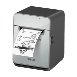 Epson TM-L100 -tarratulostin, suoralämpötulostus, linerless, USB/Ethernet, musta