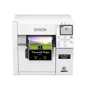 Epson ColorWorks D3800e -väritarratulostin, USB, Ethernet, valkoinen