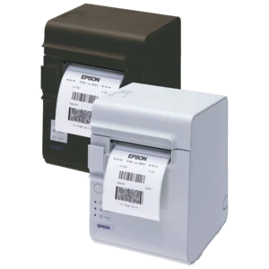 Epson TM-L90 -tarratulostin, suoralämpötulostus, USB, RS-232, musta