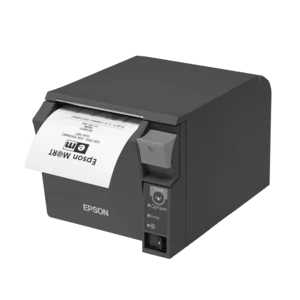 Epson TM-T70II -kuittitulostin, suoralämpötulostus, USB, RS-232, tummanharmaa