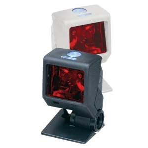 Honeywell Quantum 3580 -viivakoodinlukija, 1D, pöytäteline, RS232, musta