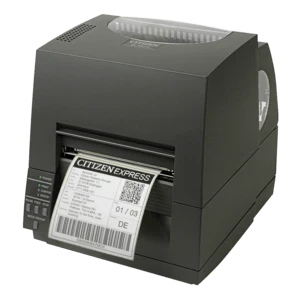Citizen CL-S621II label printer, 203 dpi, thermal transfer and direct thermal, USB and RS232