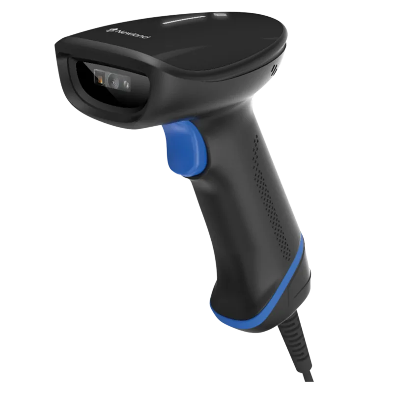 Newland HR23 Dorada barcode scanner from the left, black
