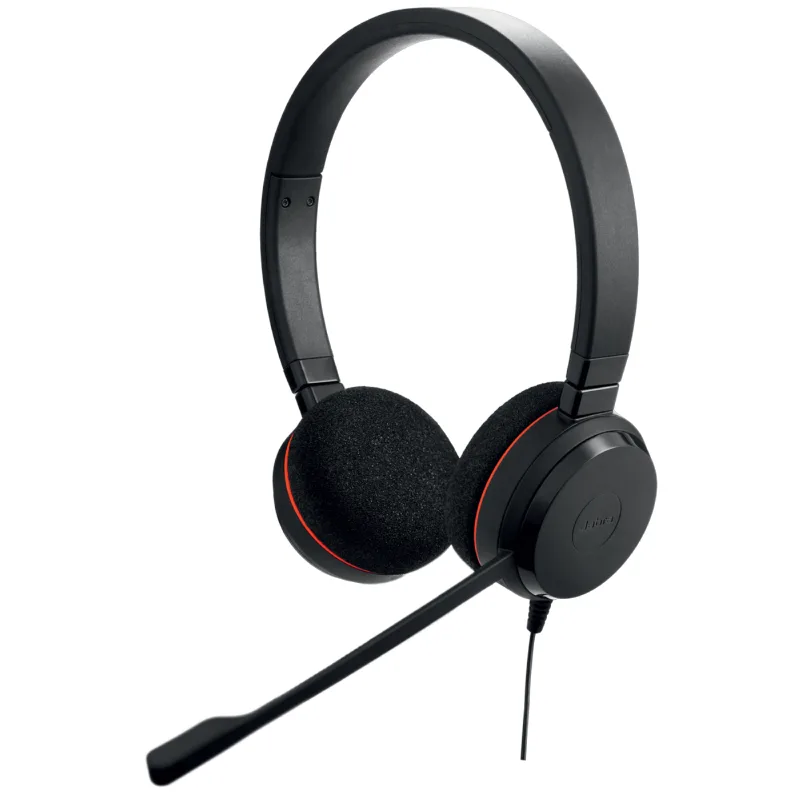 Jabra Evolve 20 MS Stereo headset, wired, USB-C and USB-A, Microsoft Teams, image 1
