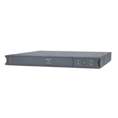 APC Smart-UPS SC450RMI1U -UPS, 450 VA / 280 W, 4 lähtöä, 1U räkki/torni, kuva 2