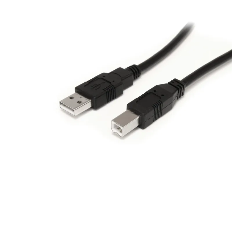 StarTech 9 m active USB-A to USB-B cable, coiled, black