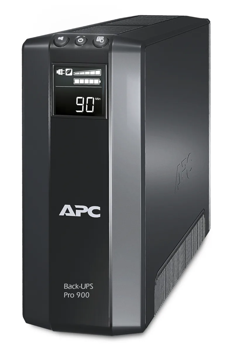 APC Back-UPS Pro BR900G-GR -UPS, 900 VA / 540 W, 5 × Schuko, LCD, kuva 1