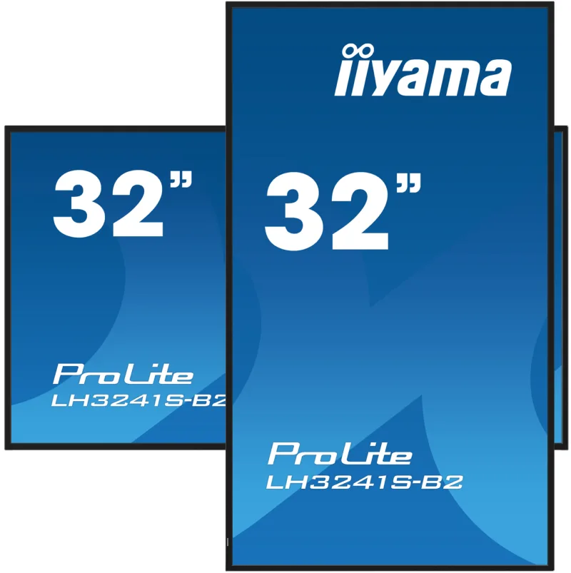 iiyama ProLite LH3241S-B2 digital signage display, 32", Full HD, USB media playback, 24/7, black, image 5