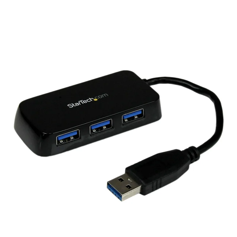 StarTech ST4300MINU3B USB 3.0 -hubi, 4 porttia, musta, kuva 1