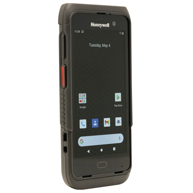 Honeywell CT45 handheld computer from the front, 5-inch display