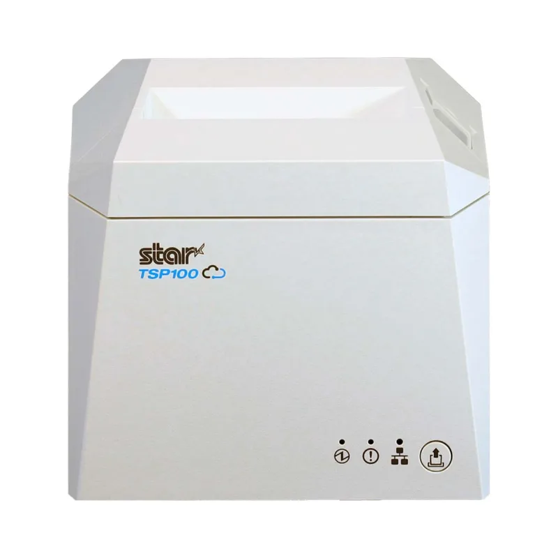 Star TSP100IV receipt printer, front view, white