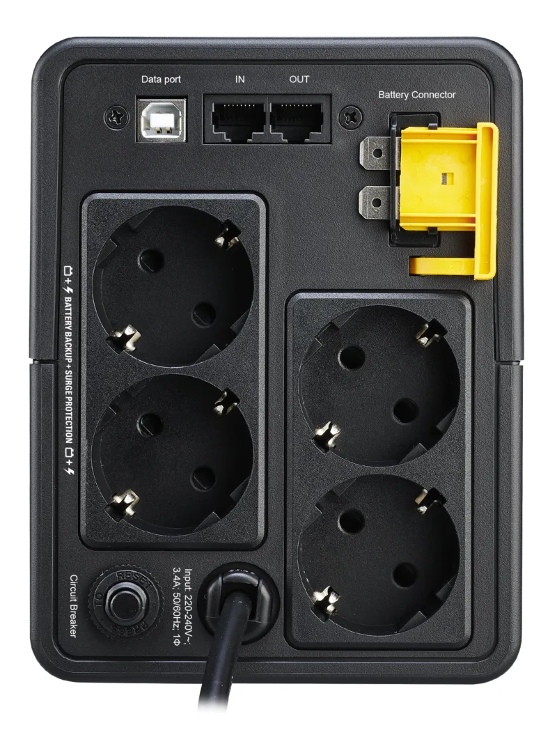 APC Back-UPS BX750MI-GR UPS, 750 VA / 410 W, 4 outputs, image 2