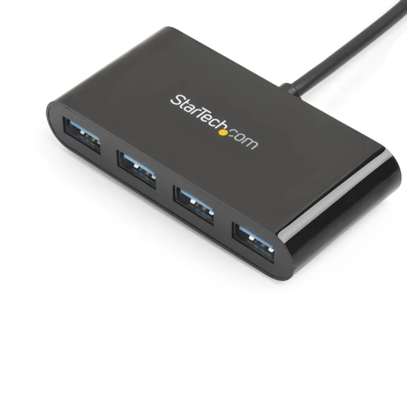 StarTech HB30C4AB USB-C-hubi, 4 × USB-A, musta, kuva 3