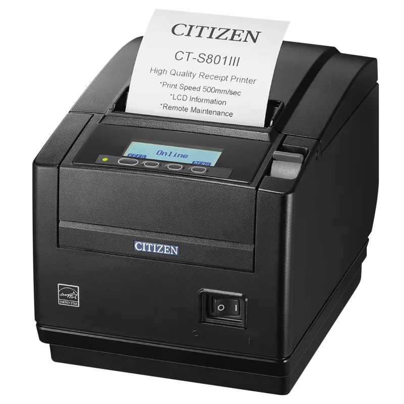 Citizen CT-S801III receipt printer, black