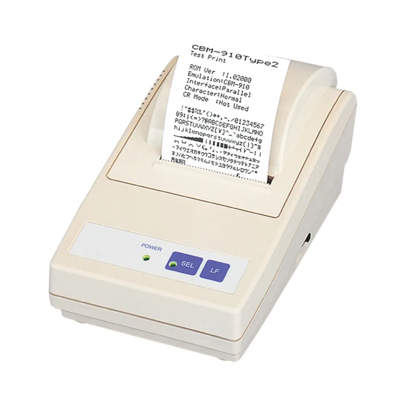 Citizen CBM-910II dot-matrix printer, front three-quarter view, white