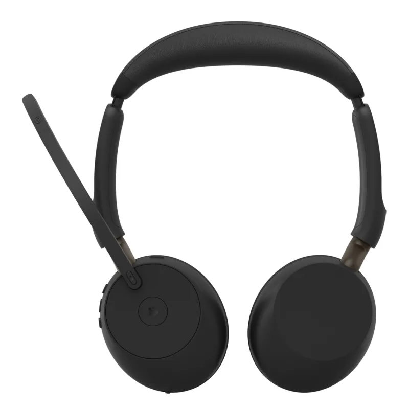 Jabra Evolve3 65 MS Stereo -langaton kuulokemikrofoni, ANC, Link 390 USB-A -sovitin, ilman latausjalustaa, Microsoft Teams, kuva 2