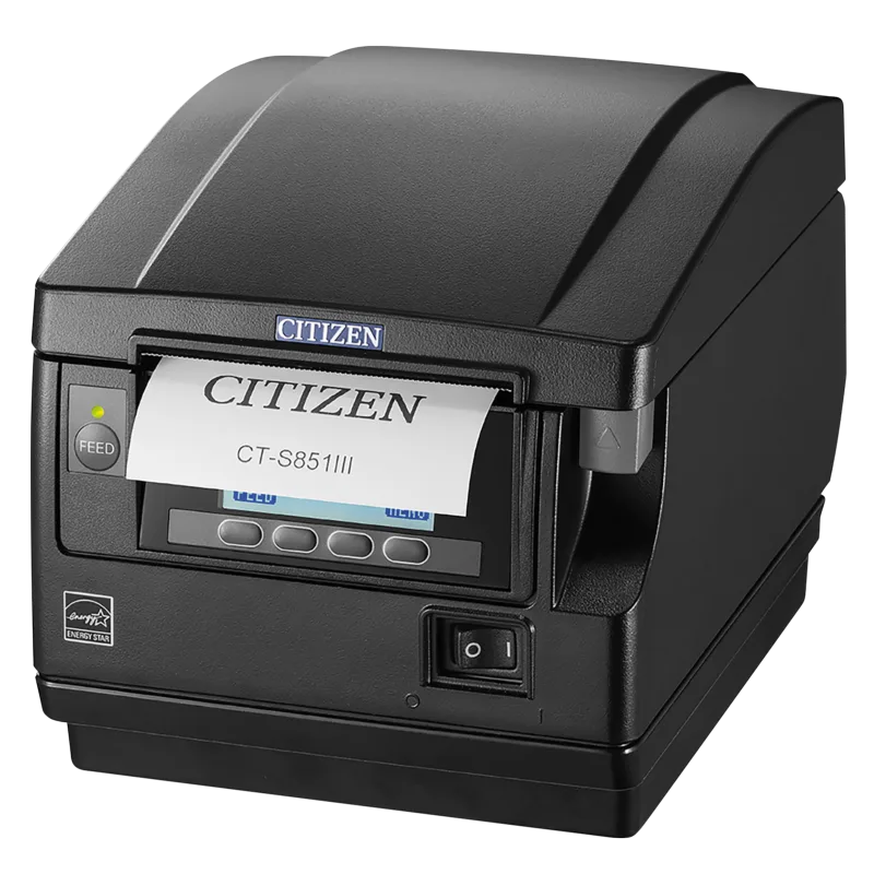 Citizen CT-S851III receipt printer, black