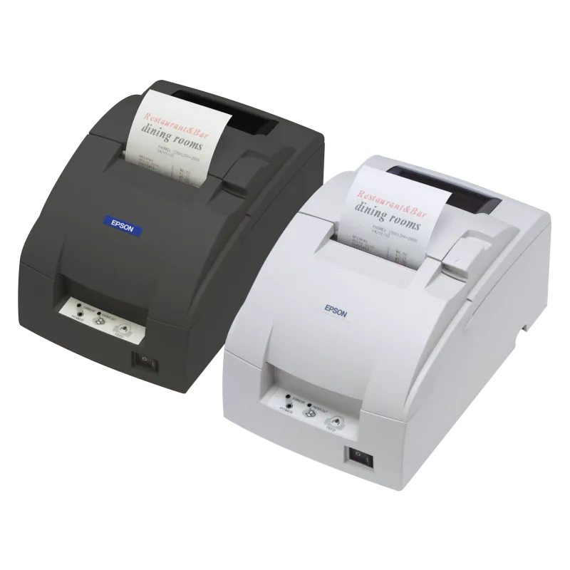 Epson TM-U220 dot-matrix receipt printer, black
