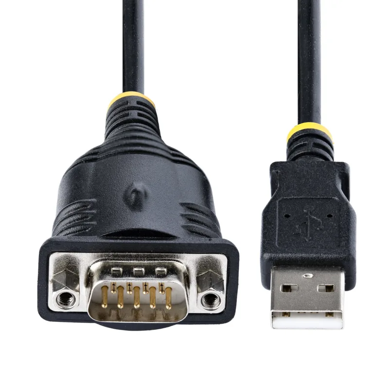 StarTech 1P3FP-USB-SERIAL -sarjaporttikaapeli, USB-A – RS232 (DB9 uros), 1 m, musta, kuva 3