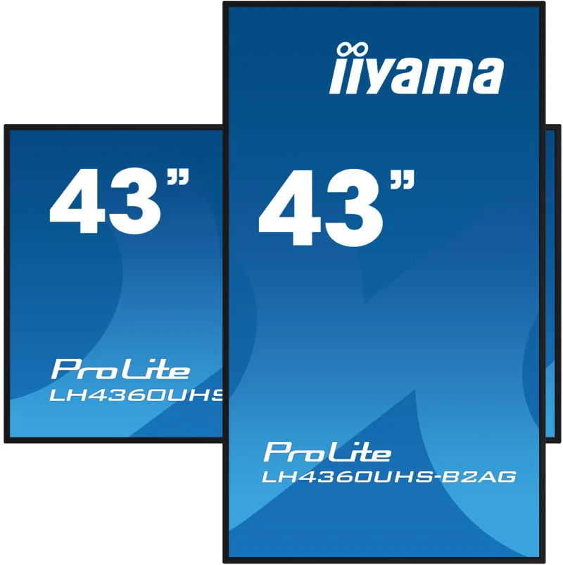 iiyama ProLite LH4360UHS-B2AG digital signage display, 43", 4K UHD, Android 11, Wi-Fi, 24/7, black, image 5