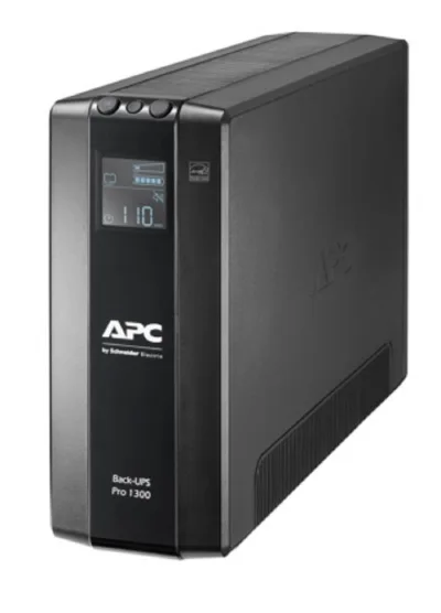 APC Back-UPS Pro BR1300MI -UPS-varavirtalaite, 1300 VA / 780 W, 8 lähtöä, kuva 2