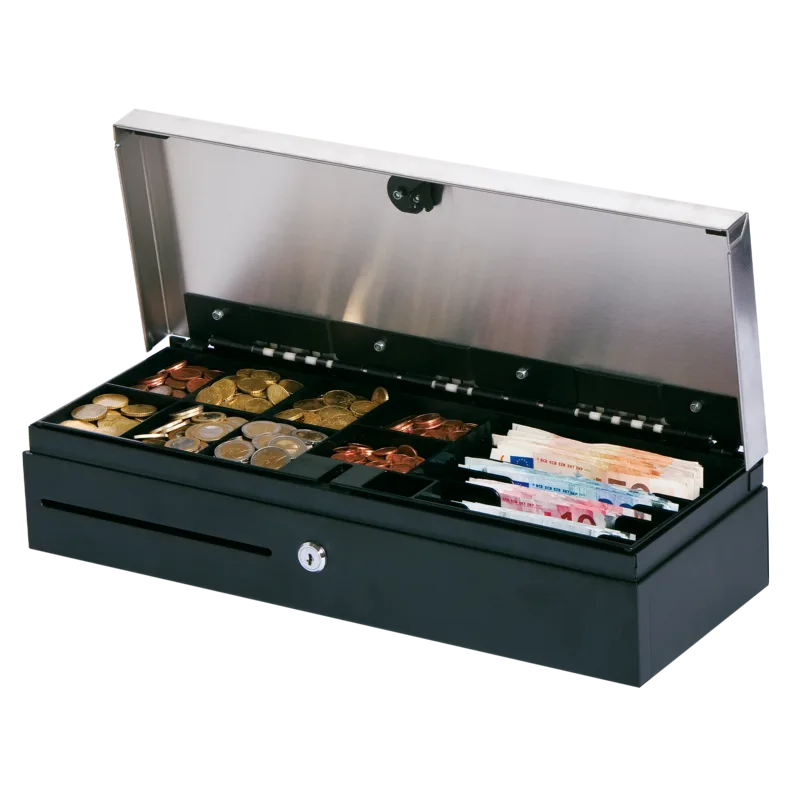Metapace K-3 cash drawer, silver/black