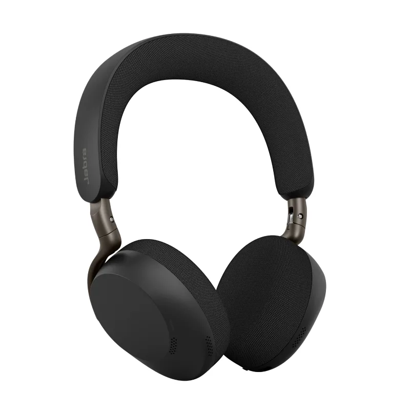 Jabra Evolve3 75 MS wireless headset, ANC, Link 390 USB-C adapter, without charging pad, black, Microsoft Teams