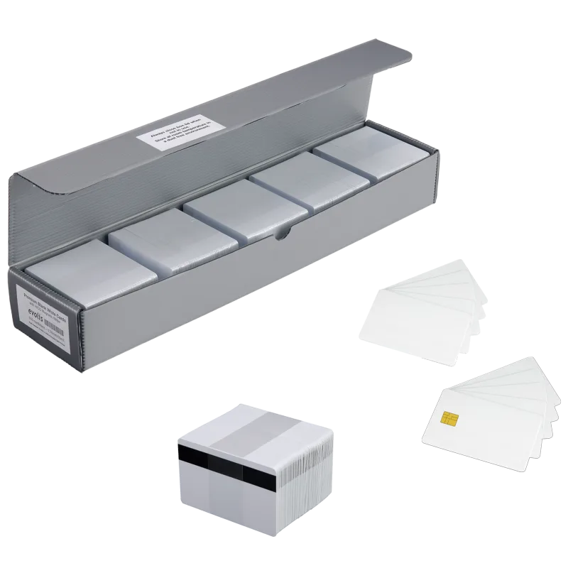Valkoiset PVC-kortit